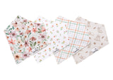 Copper Pearl Baby Bandana Bib 4-pack Set | Natalie