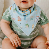 Copper Pearl Baby Bandana Bib 4-Pack Set | Speedster