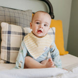Copper Pearl Baby Bandana Bib 4-Pack Set | Speedster