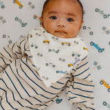 Copper Pearl Baby Bandana Bib 4-Pack Set | Speedster