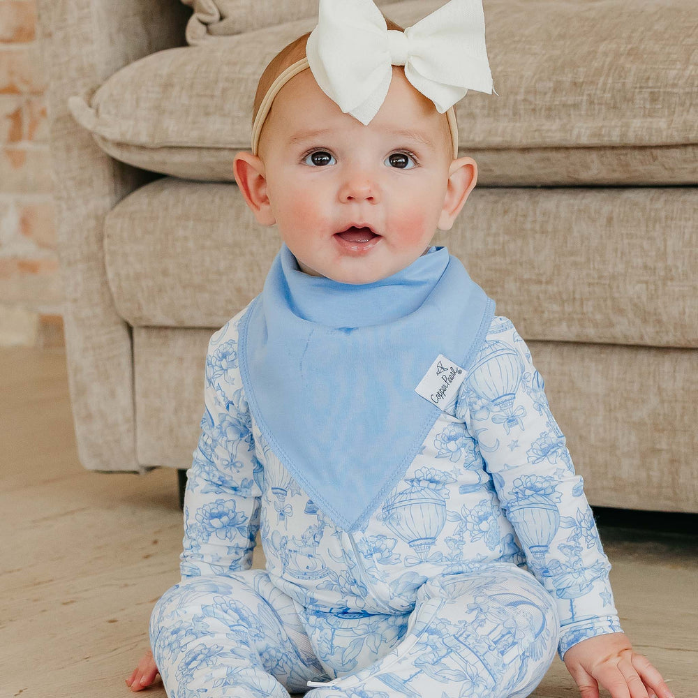 Copper Pearl Baby Bandana Bib 4-Pack Set |  Vintage Carnival