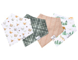 Copper Pearl Baby Bandana Bib 4-pack Set | Wilder