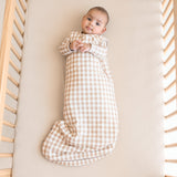 Kyte Bamboo Sleep Bag 1.0 TOG | Gingham Bisque