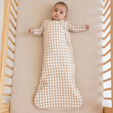 Kyte Bamboo Sleep Bag 1.0 TOG | Gingham Bisque