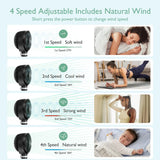 Momcozy Portable Stroller Fan | Black