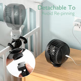 Momcozy Portable Stroller Fan | Black