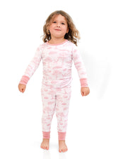 Pearls and Pelicans Bayou Toile Two-Piece Pajamas | Pink