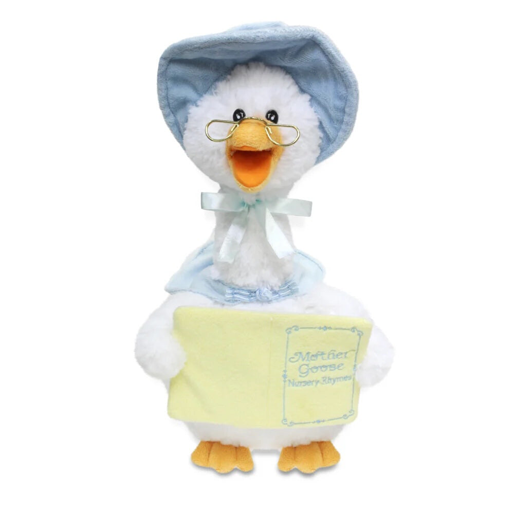 Cuddle Barn Mother Goose 7 Nursery Rhymes Storytime Plush Toy | Blue