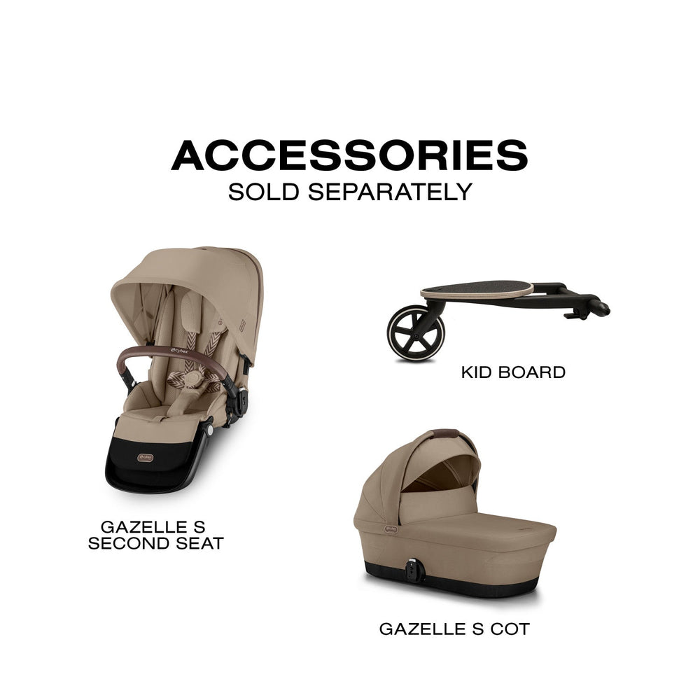 Cybex Gazelle S Single to Double All-in-One Stroller | In Store Exclusive