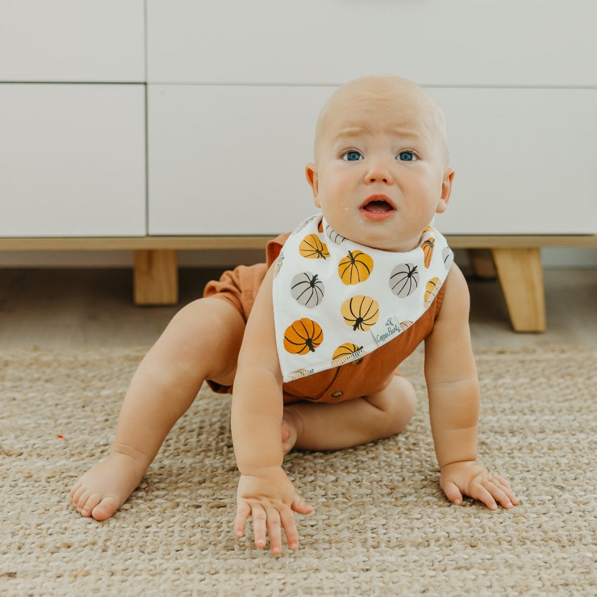 Copper Pearl Baby Bandana Bib 4-Pack Set |  Karver