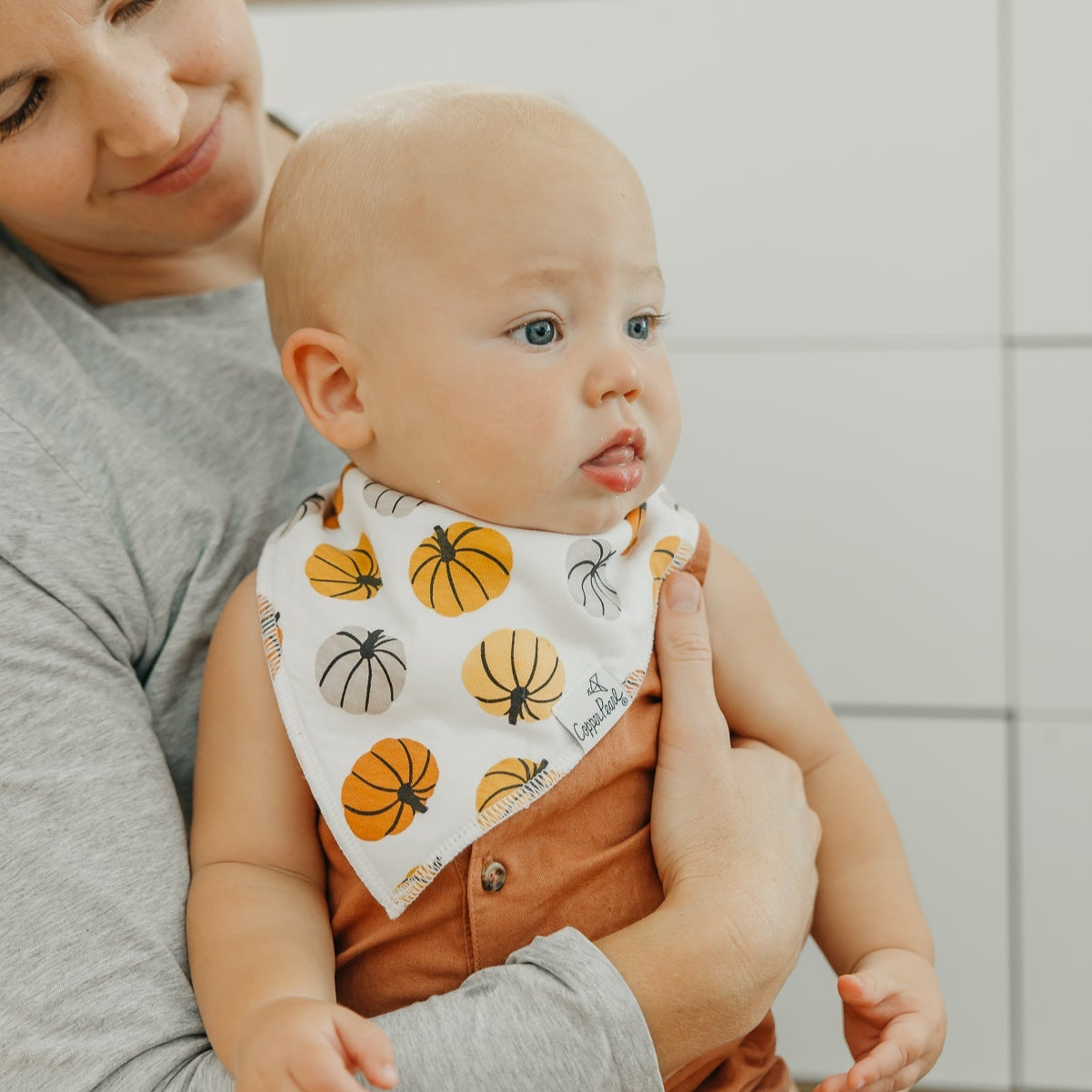 Copper Pearl Baby Bandana Bib 4-Pack Set |  Karver