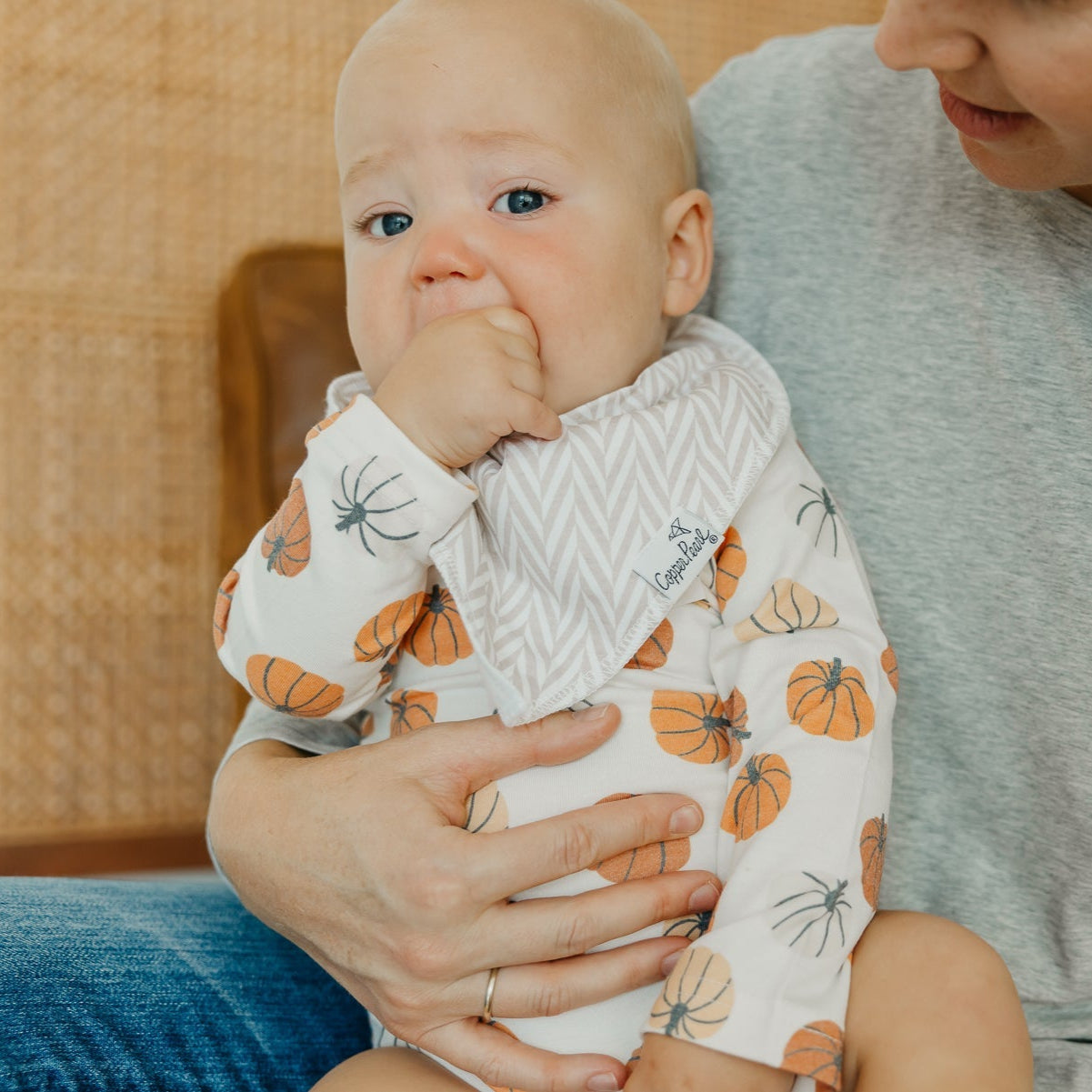 Copper Pearl Baby Bandana Bib 4-Pack Set |  Karver