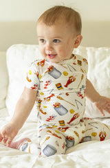 Southern Slumber Crawfish Boil 2-Piece Bamboo Pajama Set