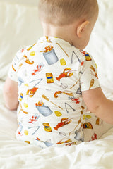 Southern Slumber Crawfish Boil 2-Piece Bamboo Pajama Set