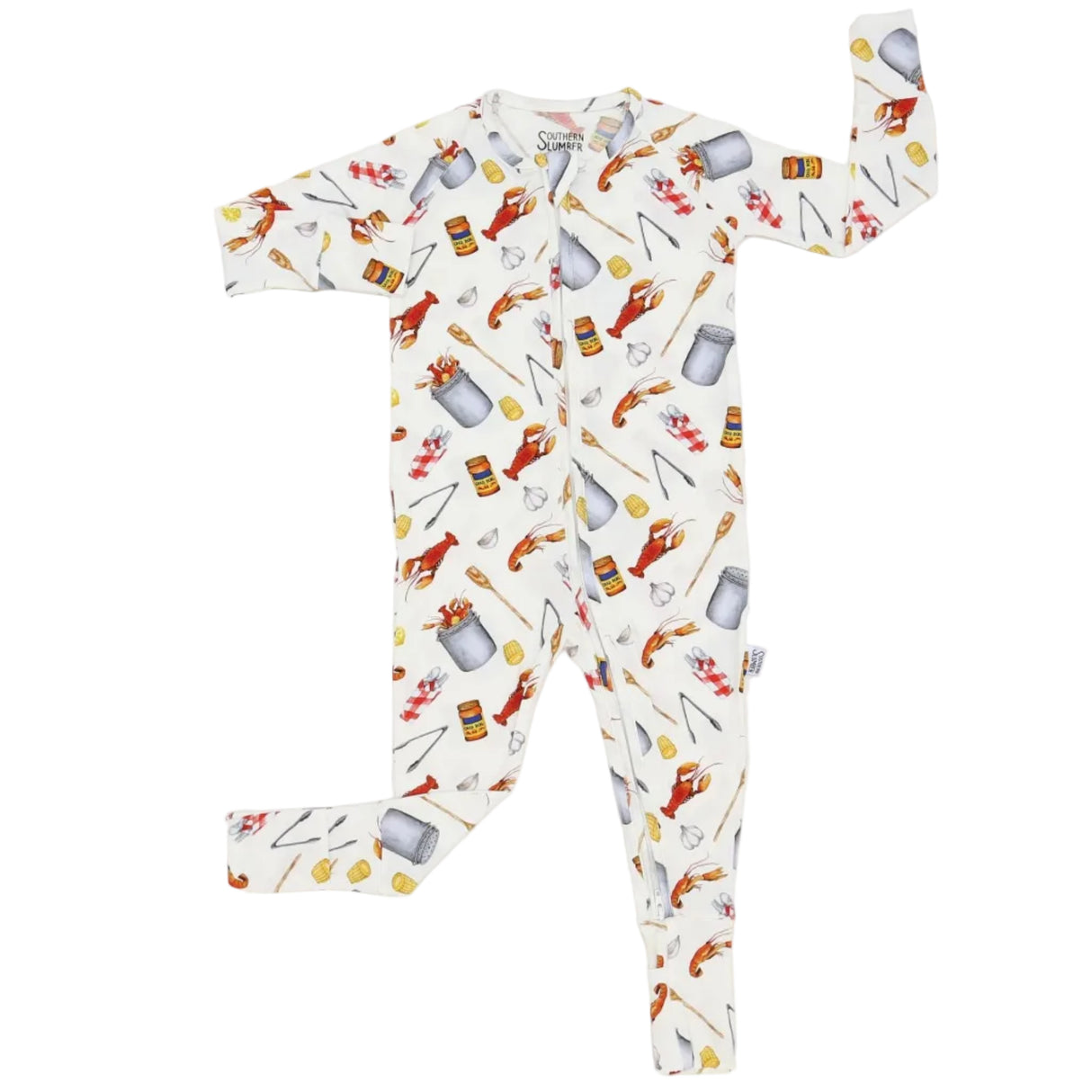 Southern Slumber Crawfish Boil Double Zipper Bamboo Sleeper