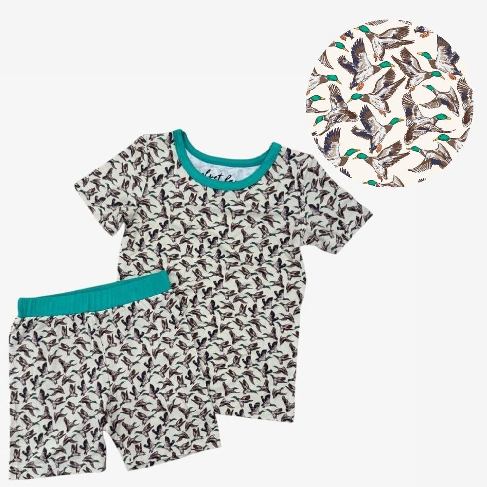 Velvet Fawn Delta Wings 2-Piece Bamboo Pajamas