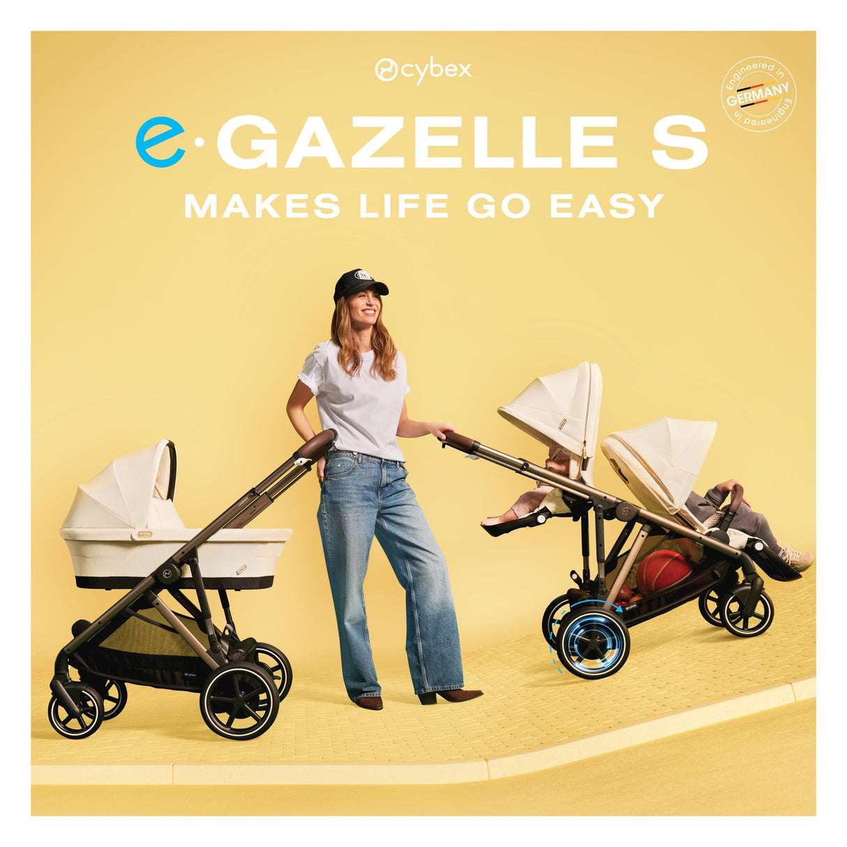 CYBEX eGazelle S Single to Double Stroller
