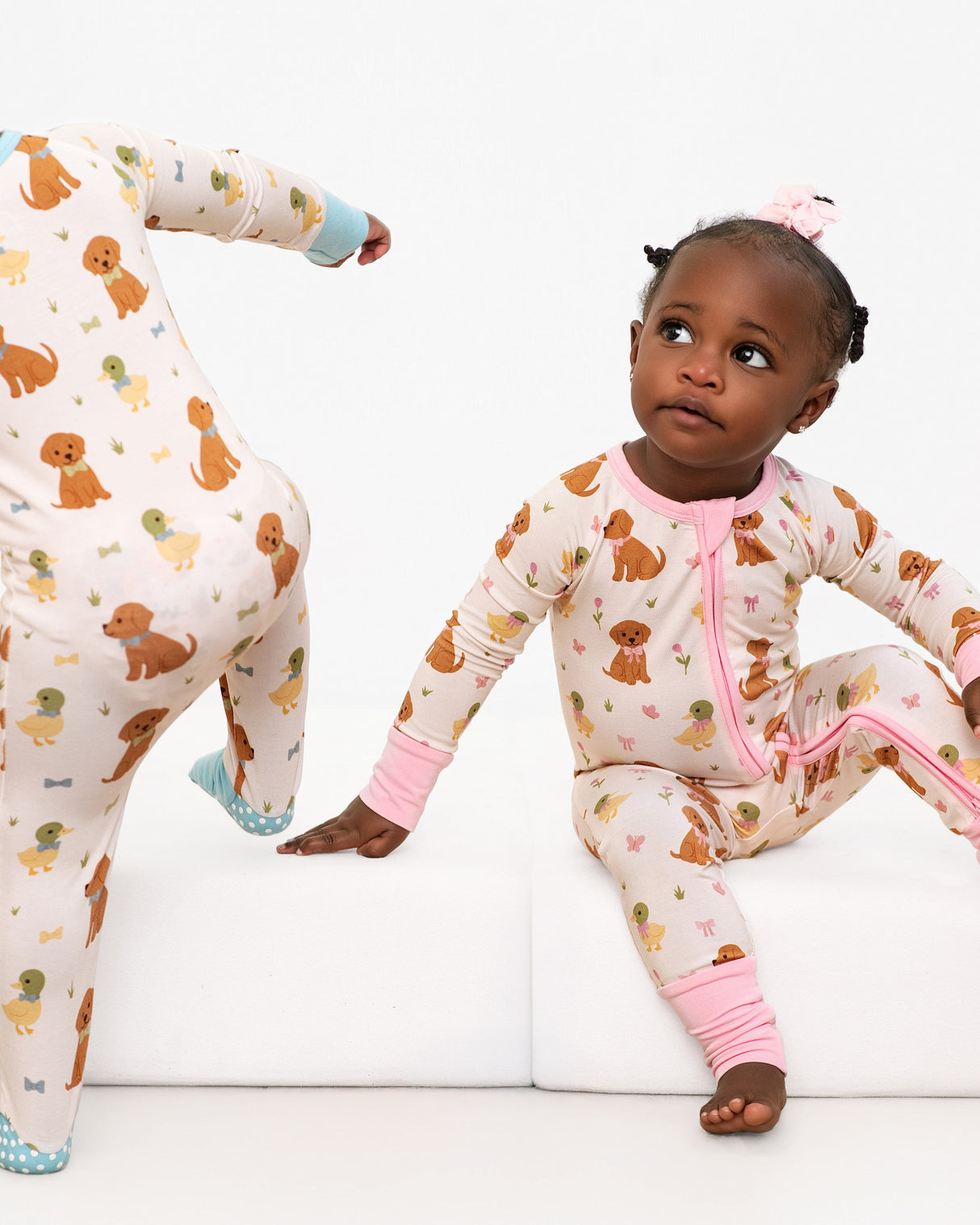 Pearls & Pelicans Southern Belles Bamboo Zip Up Pajamas