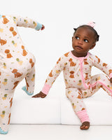 Pearls & Pelicans Southern Belles Bamboo Zip Up Pajamas