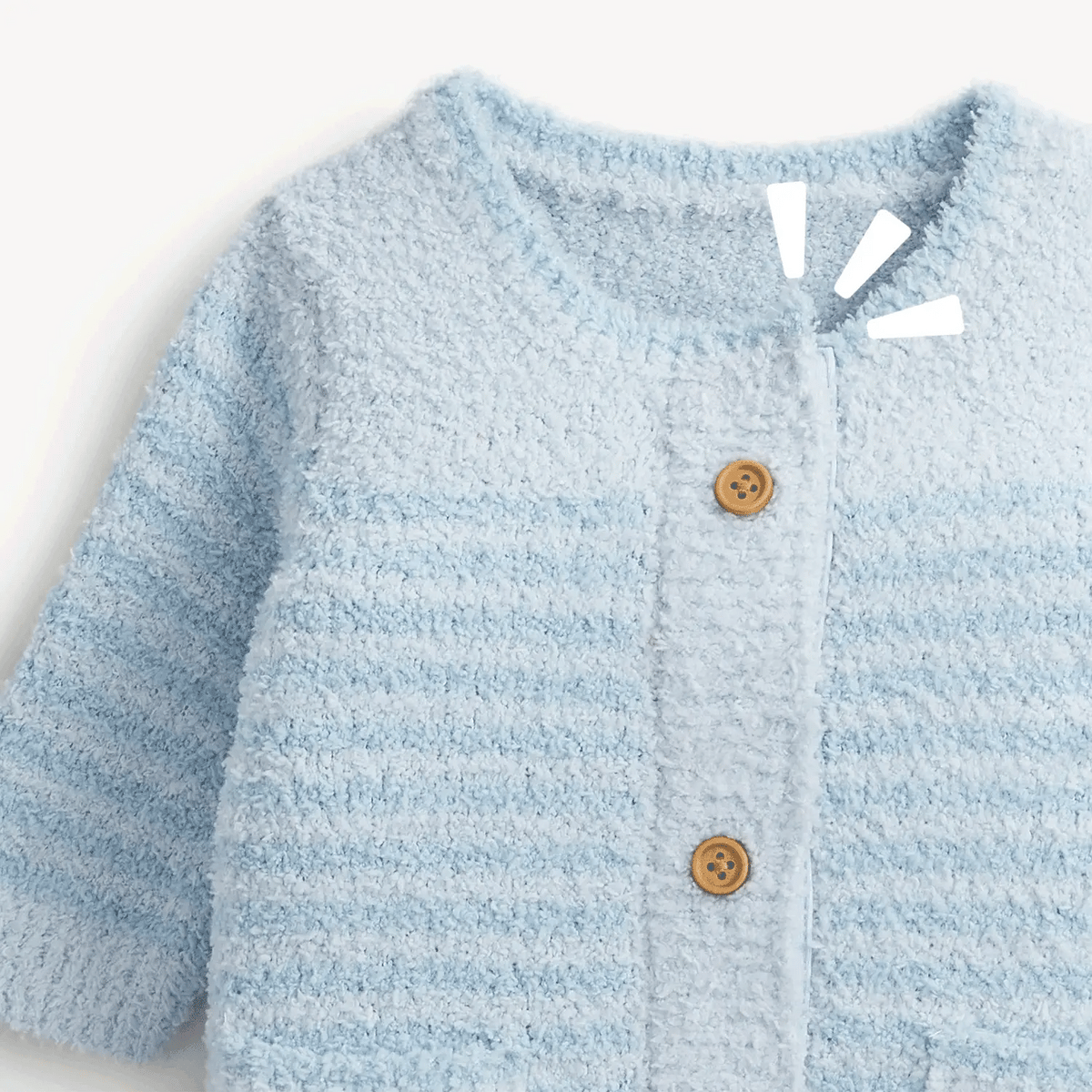 Magnetic Me Chenille Blue Sweater Romper