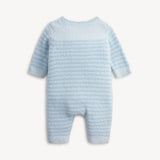 Magnetic Me Chenille Blue Sweater Romper