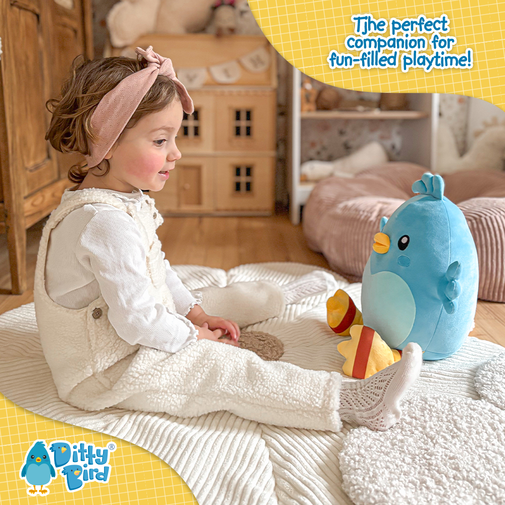 Ditty Bird Squishy Soft Plush