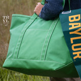 TRVL Design Maxi Tote Coated Canvas Large | Kelly Green
