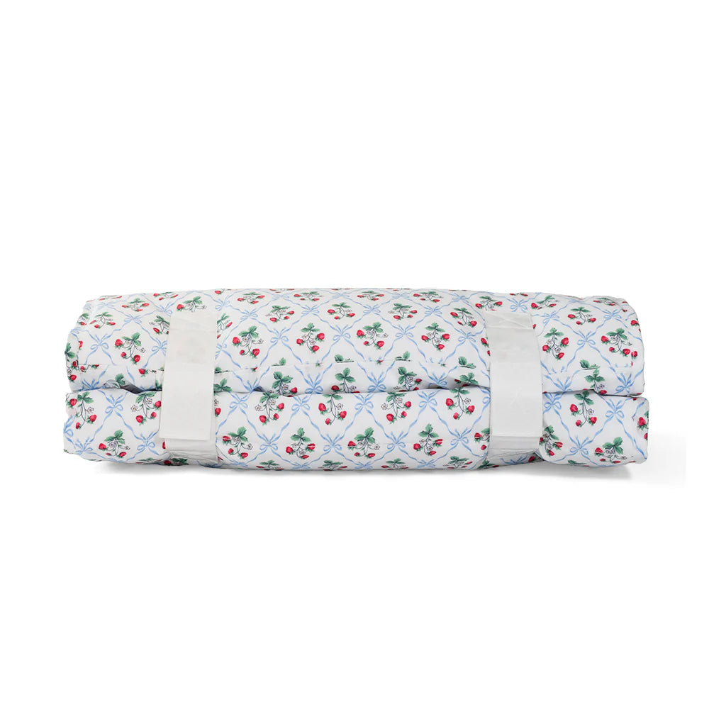 TRVL Design Rest Up Coated Nap Mat with Pillow | Berry Nice