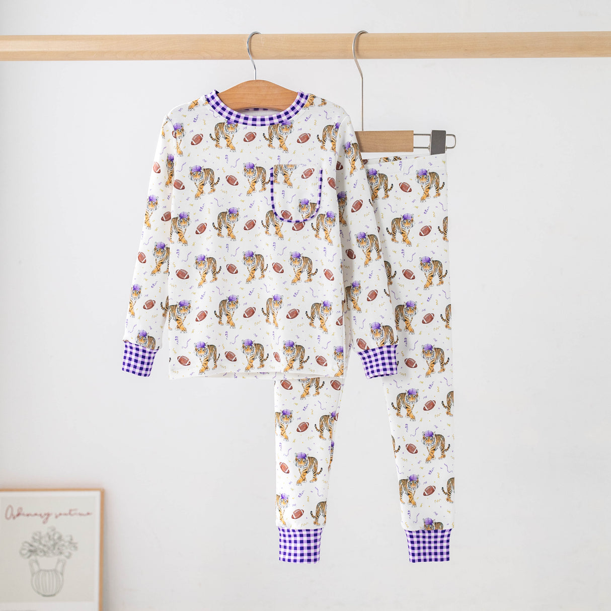 Nola Tawk Kickoff in Louisiana Organic Cotton Kids Pajamas