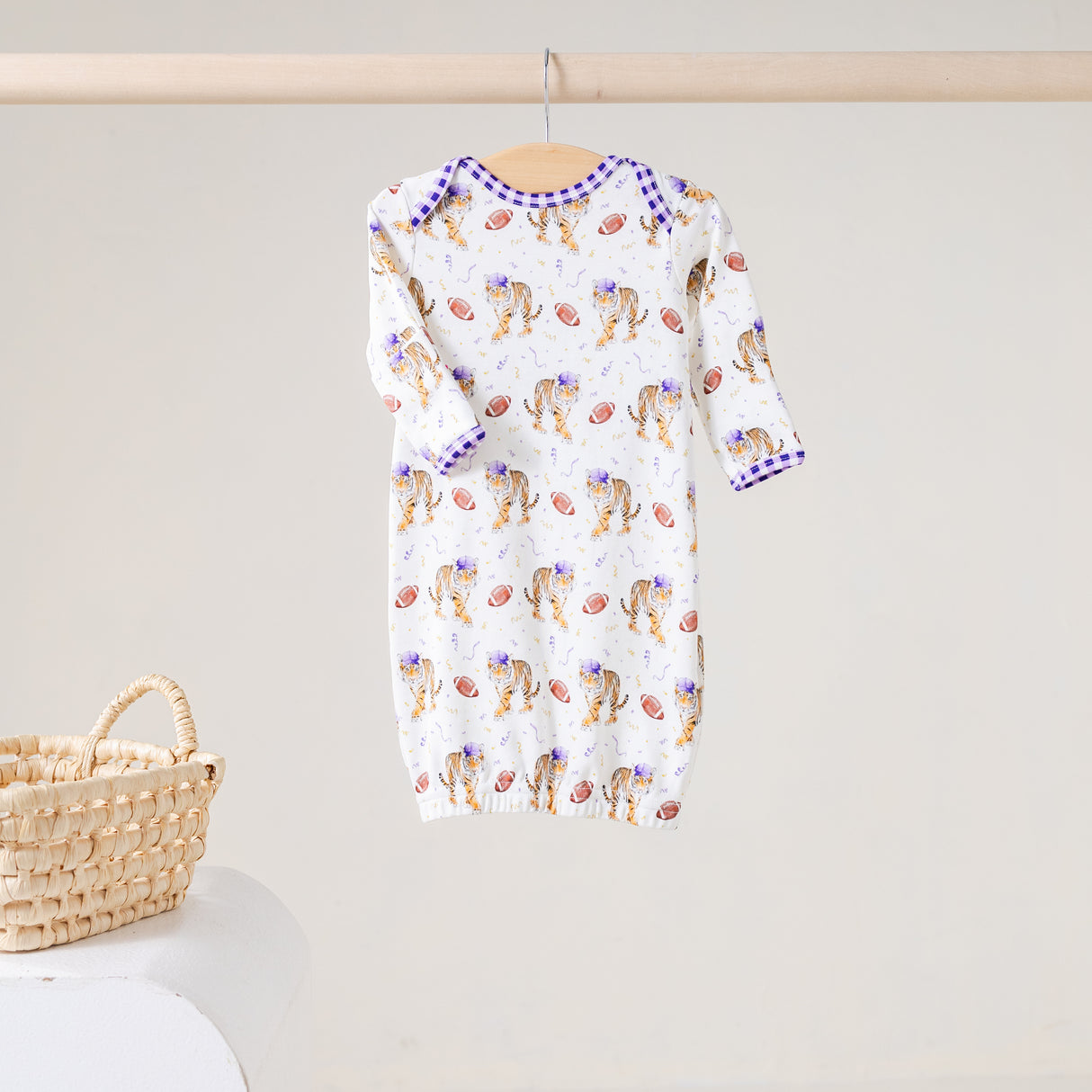 Nola Tawk Kickoff in Louisiana Organic Cotton Kids Pajamas