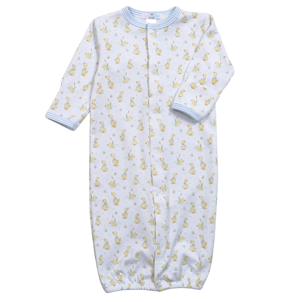 Baby Loren Baby Ducks in the Pond Pima Gown