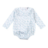 Baby Loren Blue Baby Safari Hand Smock Bubble