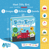 Touch the Colors Ditty Bird Musical Board Book | USB-C Rechargeable