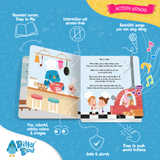 Action Songs Ditty Bird Musical Board Book | USB-C Rechargeable