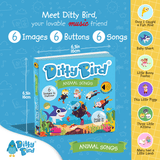 Animals Songs Ditty Bird Musical Board Book | USB-C Rechargeable