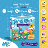 Ditty Bird Kids Dance Songs Musical Board Book | USB-C Rechargeable