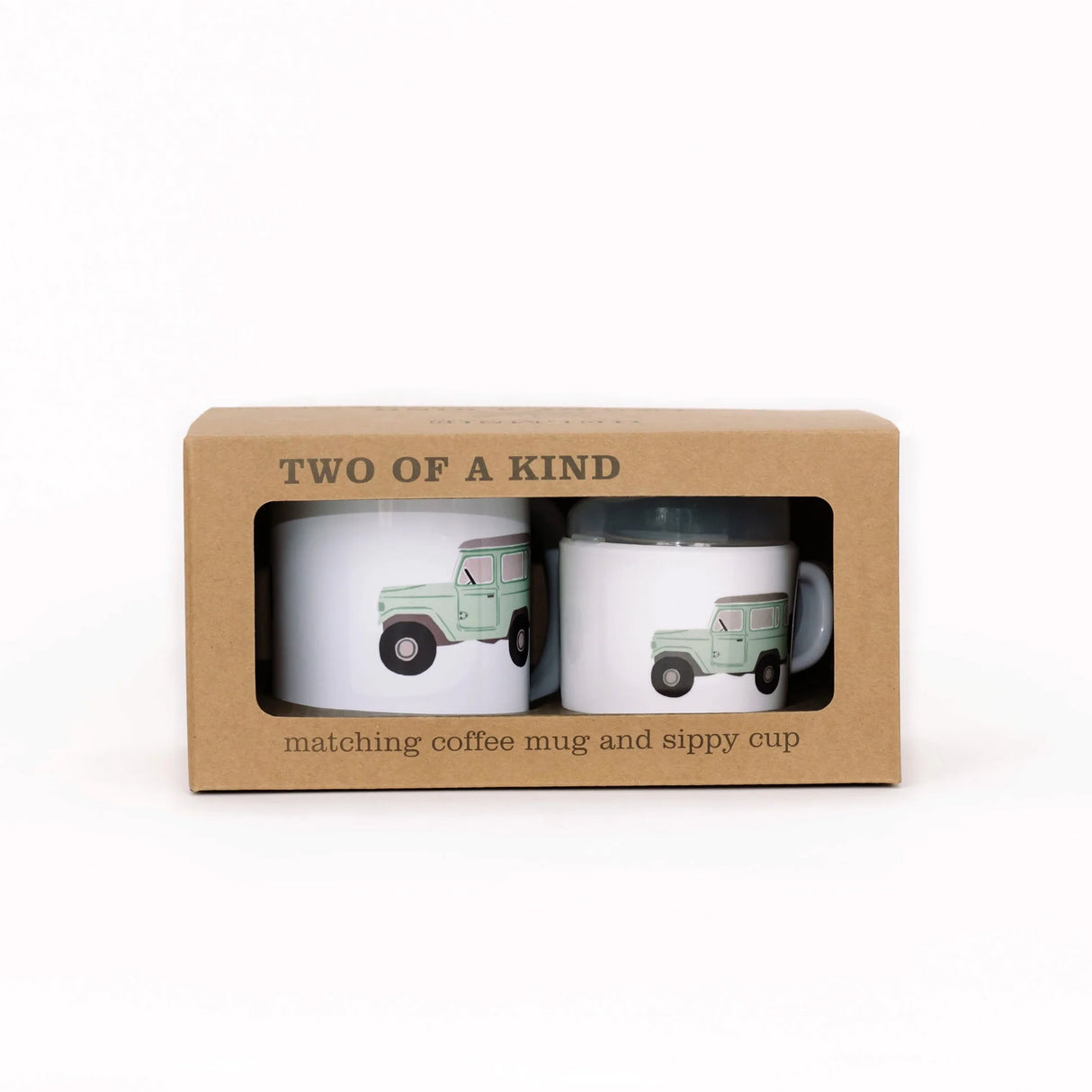 Helmsie Vintage Truck Two of a Kind Cup Set