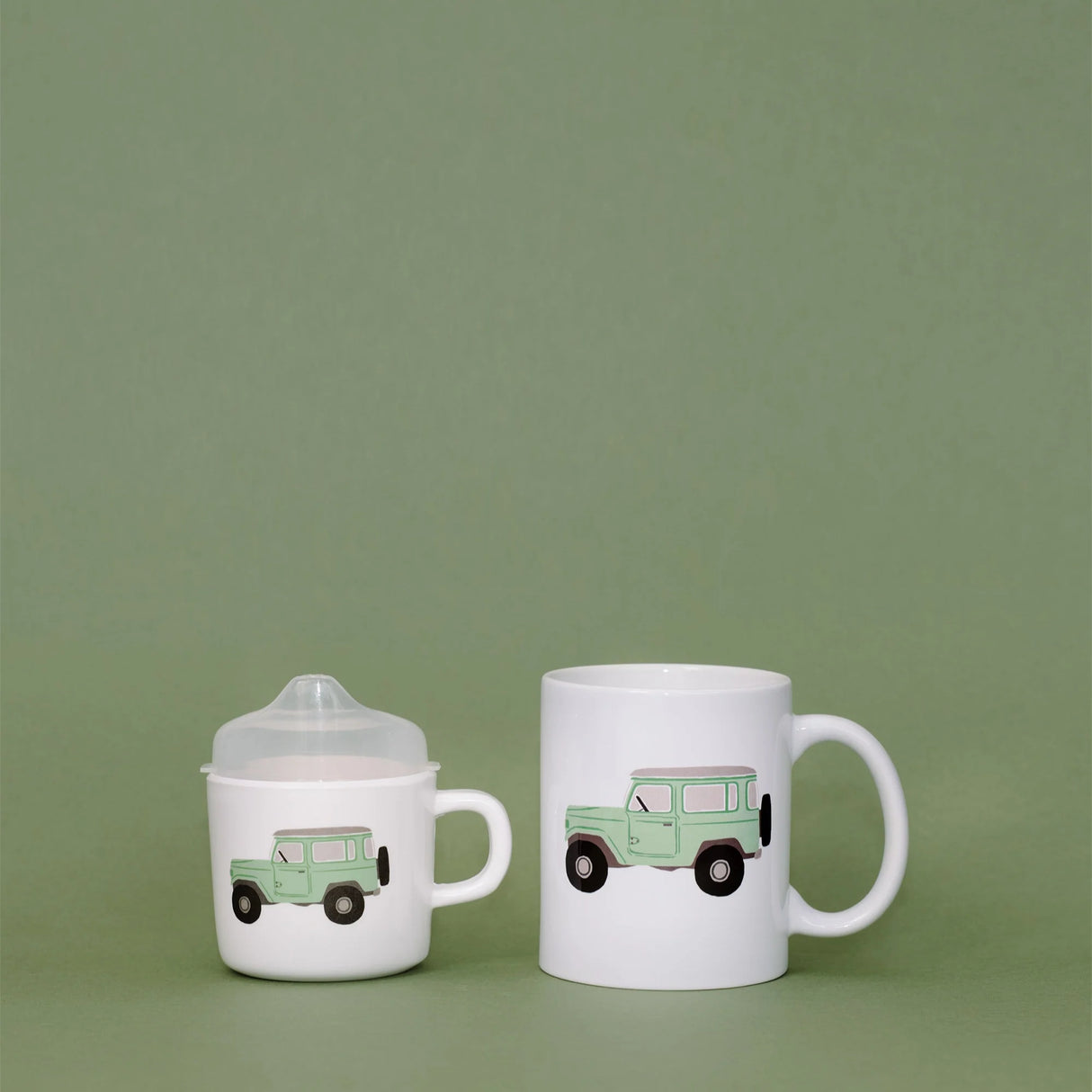 Helmsie Vintage Truck Two of a Kind Cup Set