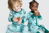 Pearls & Pelicans Powdered Sugar Pals Bamboo Zip-Up Pajamas