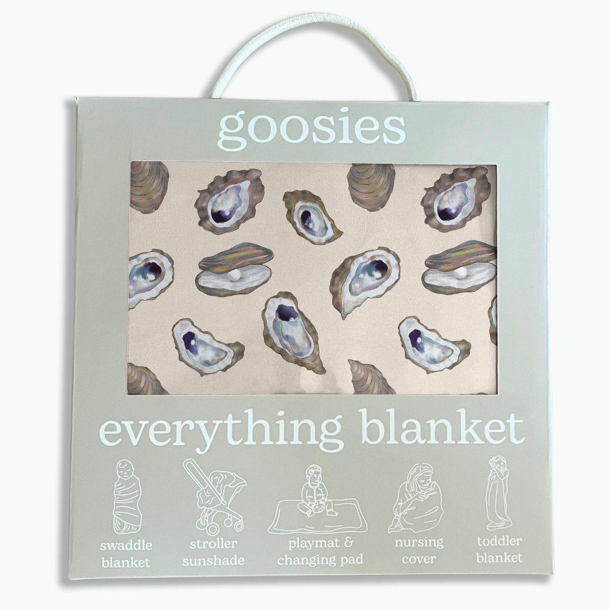 Goosies Oysters Bamboo Everything Blanket