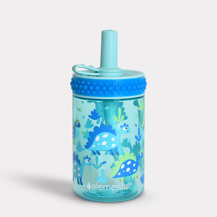 Elemental® Totsy Bubble BPA Free 12oz Sippy Cup | Dino Blues