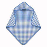 Sugar Bee Clothing Hooded Towel Blue Gingham