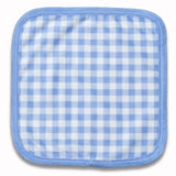 Sugar Bee Clothing Baby Blue Soft Gingham Wash Cloth