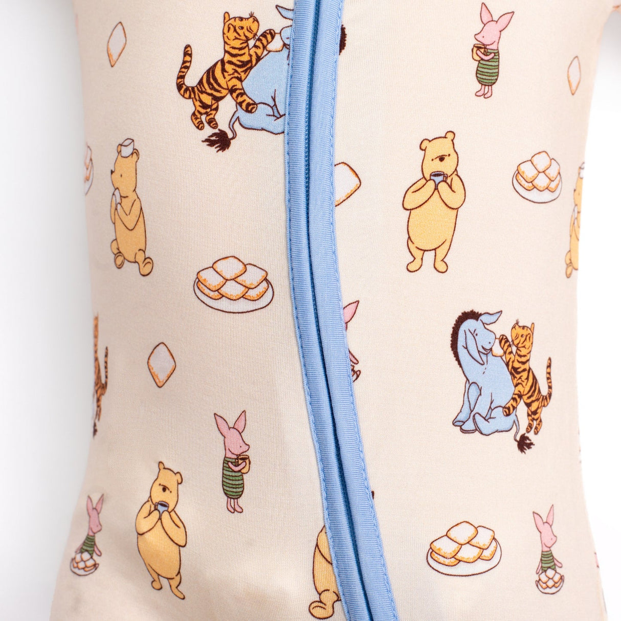 Pearls & Pelicans Pooh's Beignet Adventure Bamboo Zip Up Pajamas