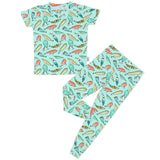 Southern Slumber Fishing Baits 2-Piece Bamboo Pajama Set