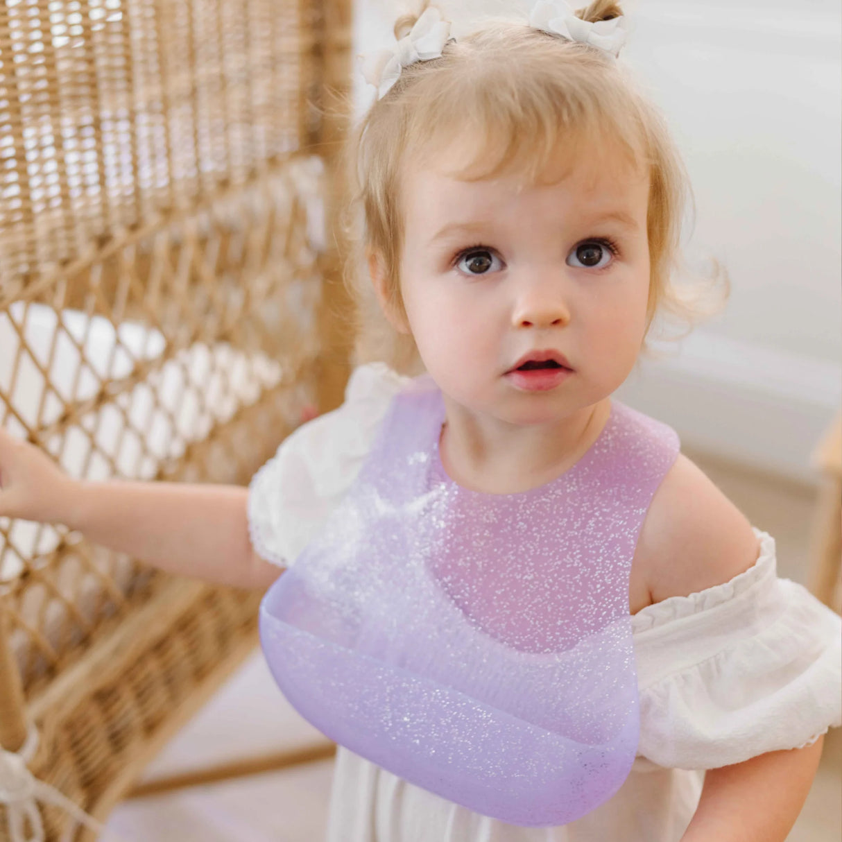 Babynetic Magnetic Silicone Bib | Grape Jelly