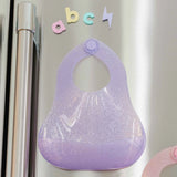 Babynetic Magnetic Silicone Bib | Grape Jelly