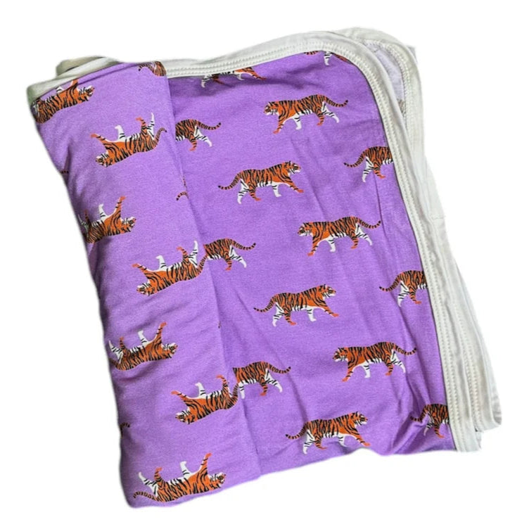 Southern Slumber Geaux Bamboo Swaddle Blanket