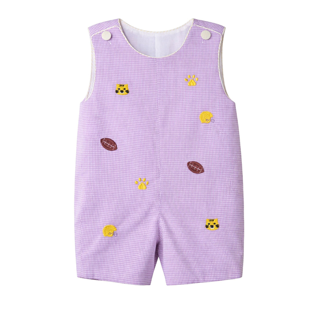 Purple Tigers Embroidered Elliot Jon Jon
