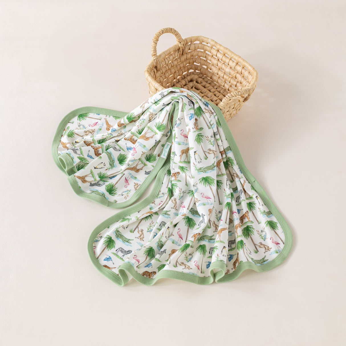 Nola Tawk Go Wild Organic Cotton Swaddle Blanket